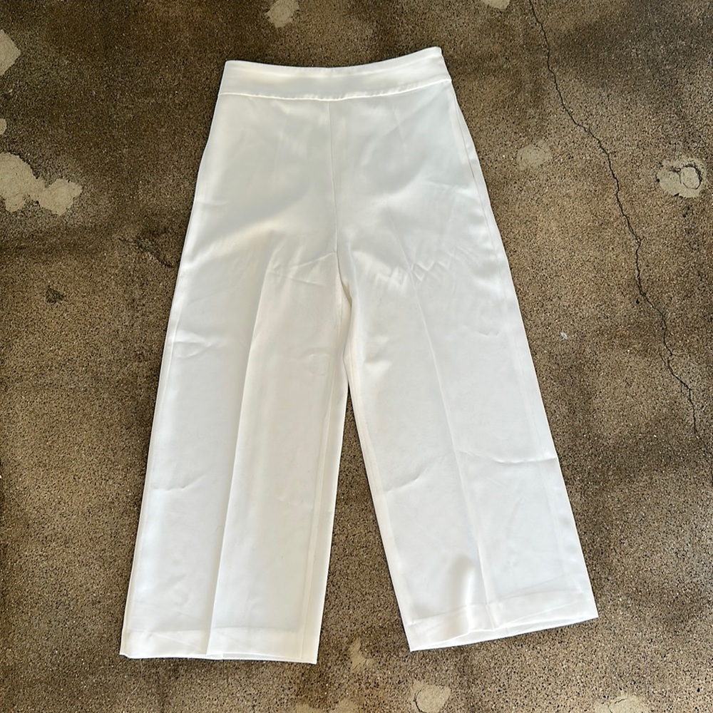Zara White Trousers